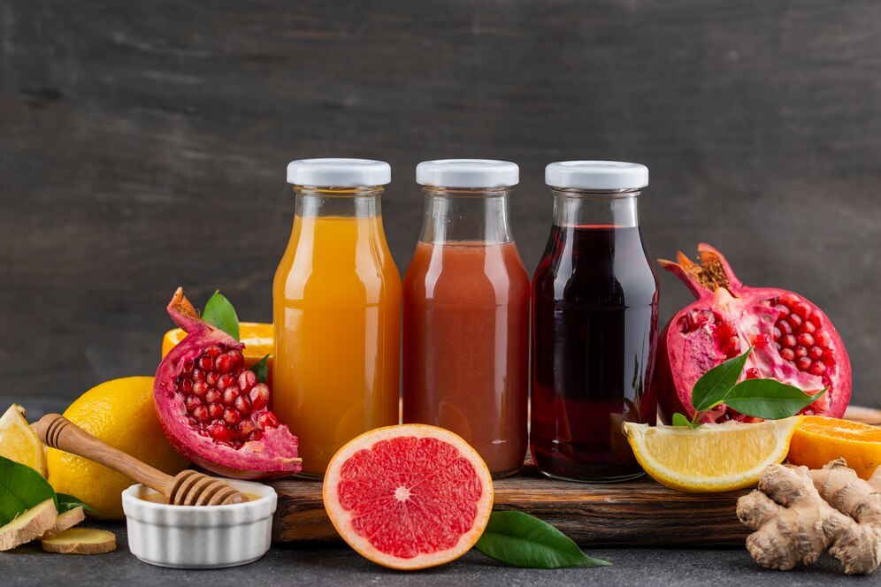 Uống nước rau trái cố ép giảm cân